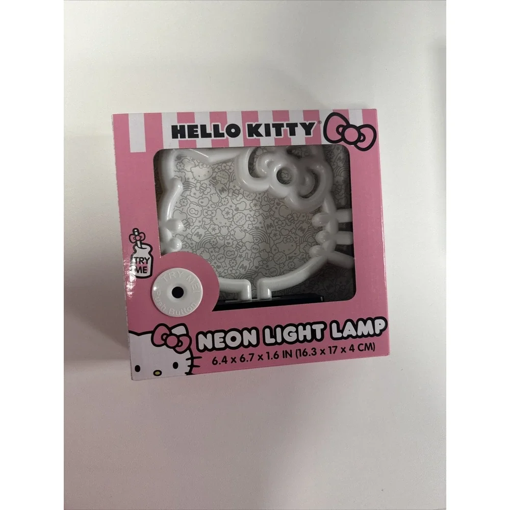 Hello Kitty Silhouette Neon Light‎ Lamp Sanrio NEW IN BOX!